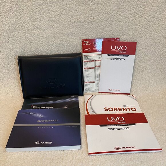 2012 SUV Kia Sorrento Owners Manuals Booklets‎ OEM in Case - Picture 1 of 5